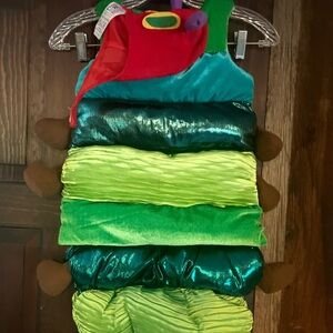 The hungry caterpillar costume by Eric Carl books.